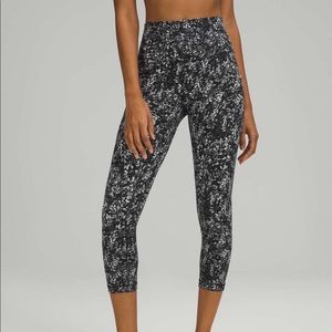lululemon Align™ High-Rise Crop 21" Blossom Overlay Starlight Multi